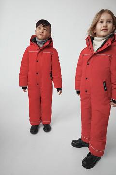 Chamarras Canada Goose Niños Outlet - Grizzly Abrigos Rojos LI9047581